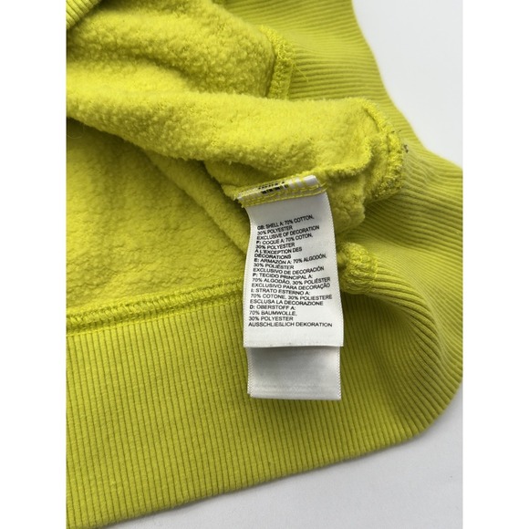 The North Face Womens Pullover Hoodie Sweatshirt Chartreuse Yellow Large - Picture 8 of 8